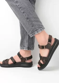 Sandalen|Wolky Action Lady bruin gevet leer