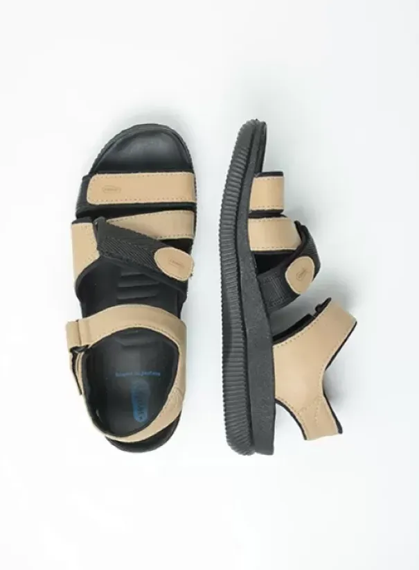Sandalen voor heren|Wolky Active Men camel gevet leer