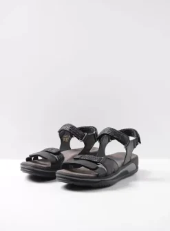 Voorjaar/zomer|Wolky Acula zwart leer