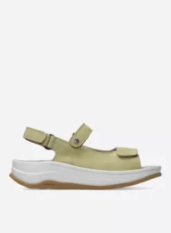 Sandalen|Voorjaar/zomer|Wolky Adura lichtgroen nubuck