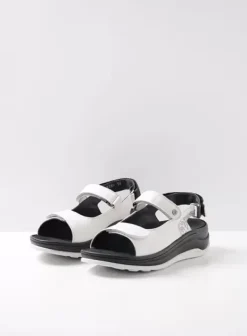 Sandalen|Voorjaar/zomer|Wolky Adura wit leer