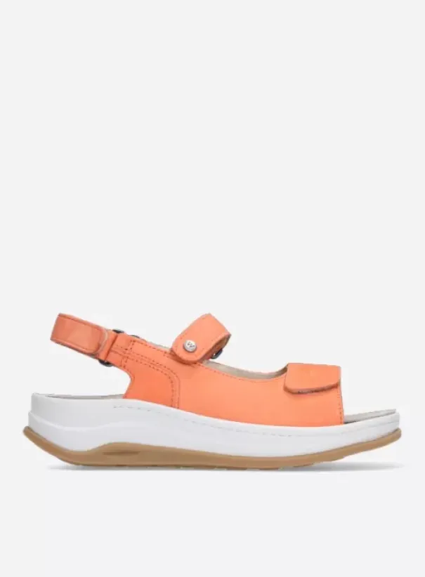 Sandalen|Voorjaar/zomer|Wolky Adura oranje nubuck
