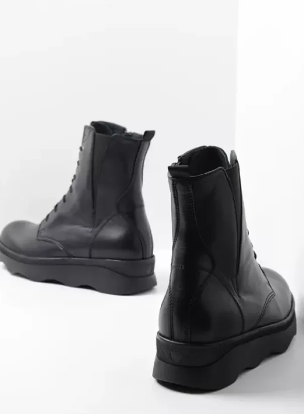 Laarzen|Wolky Akita zwart leer