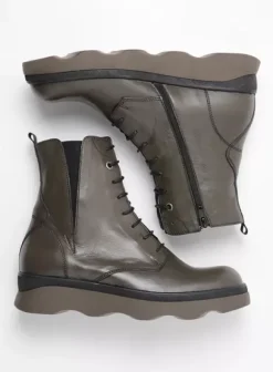 Laarzen|Wolky Akita cactus leer