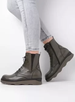 Laarzen|Wolky Akita cactus leer