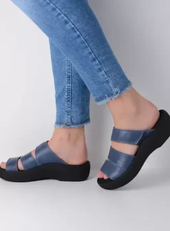 Slippers|Voorjaar/zomer|Wolky Aporia jeans leer