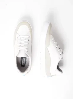 Sneakers|Veterschoenen|Wolky Babati ijswit canvas/suede