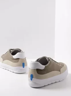 Sneakers|Veterschoenen|Wolky Babati kaki canvas/suede