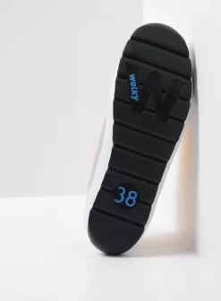 Sneakers|Veterschoenen|Wolky Babati jeans canvas/suede