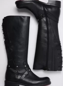 Laarzen|Wolky Belmore zwart leer