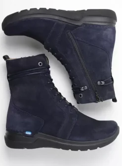 Diabetes|Laarzen|Wolky Bluff DB blauw suede