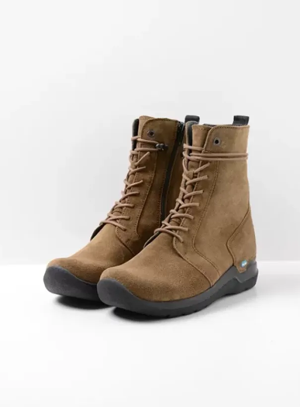 Hielspoor|Hallux Valgus|Wolky Bluff HV donker taupe suede