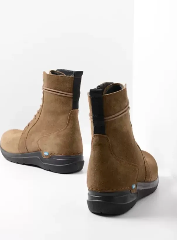 Hielspoor|Hallux Valgus|Wolky Bluff HV donker taupe suede