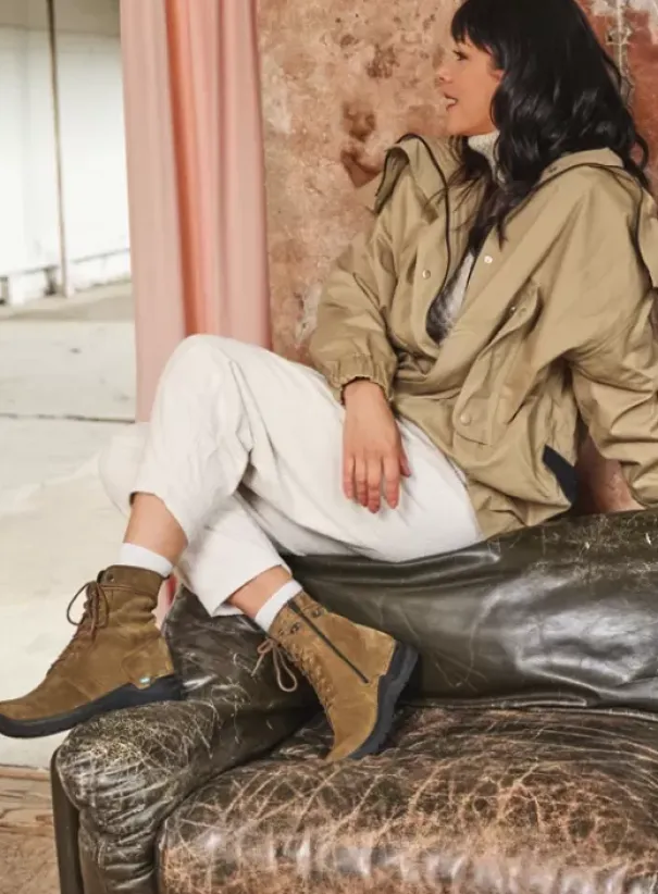 Hielspoor|Hallux Valgus|Wolky Bluff HV donker taupe suede