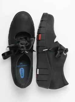 Hielspoor|Veterschoenen|Wolky Boston zwart nubuck