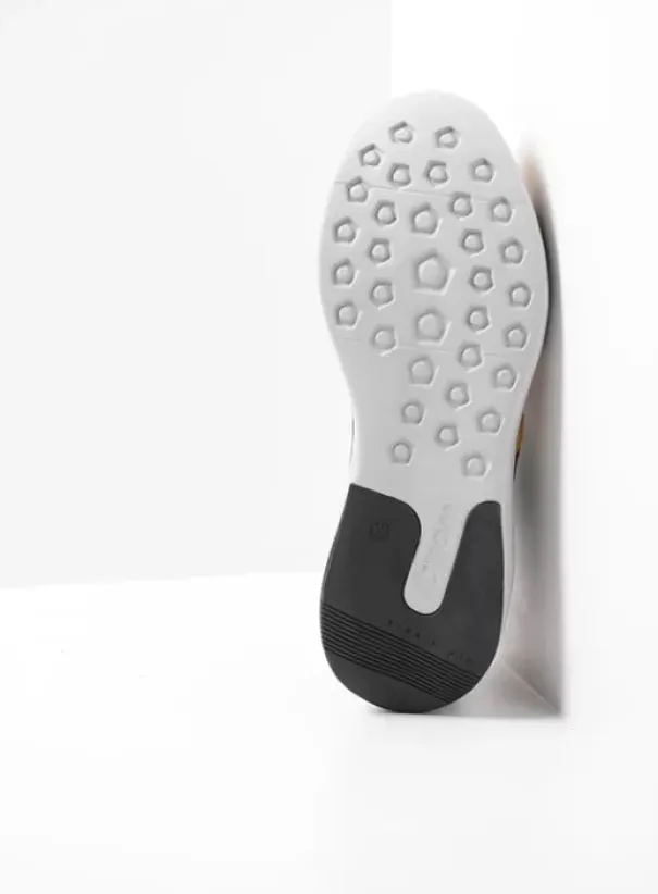 Hielspoor|Wandelschoenen|Wolky Bounce bruin combi leer