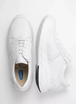 Hielspoor|Wandelschoenen|Wolky Bounce wit leer