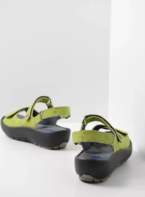 Sandalen|Wolky Brasilia lime leer