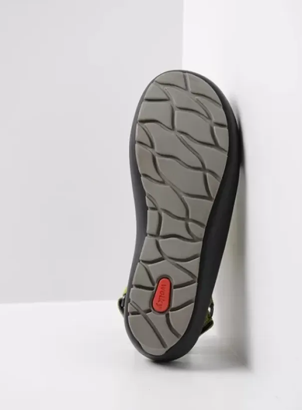Sandalen|Wolky Brasilia lime leer