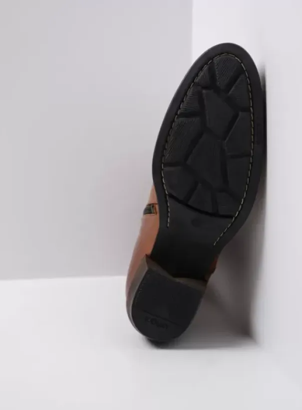 Laarzen|Wolky Caprock cognac leer