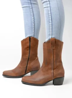 Laarzen|Wolky Caprock cognac suede