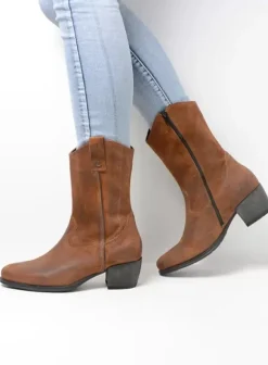 Laarzen|Wolky Caprock cognac suede