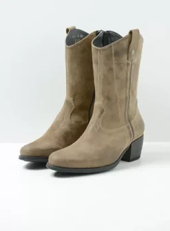Laarzen|Wolky Caprock taupe suede