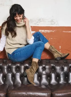 Laarzen|Wolky Caprock taupe suede