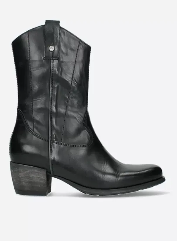 Laarzen|Wolky Caprock zwart leer