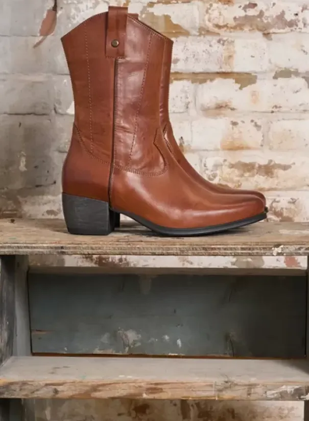 Hallux Valgus|Laarzen|Wolky Caprock HV cognac leer