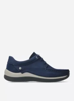 Sneakers|Veterschoenen|Wolky Celebration denimblauw nubuck