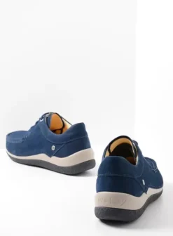 Sneakers|Veterschoenen|Wolky Celebration denimblauw nubuck