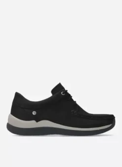 Sneakers|Veterschoenen|Wolky Celebration zwart nubuck