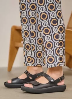 Volle voeten|Sandalen|Wolky Celine XW zwart leer