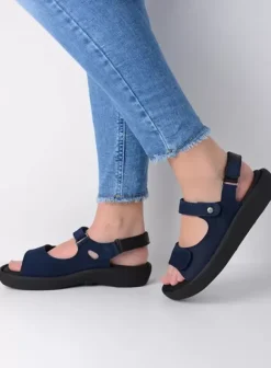 Volle voeten|Sandalen|Wolky Celine XW denim nubuck