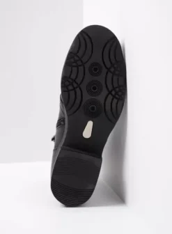 Hielspoor|Biker boots|Wolky Center zwart leer