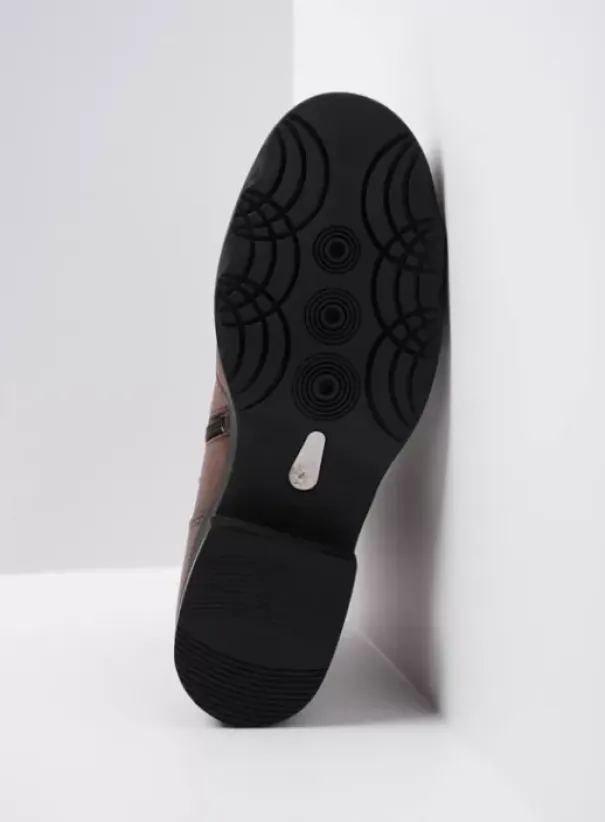 Hielspoor|Biker boots|Wolky Center WR cognac leer