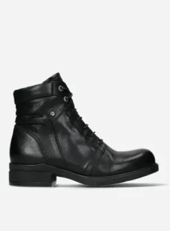 Volle voeten|Hielspoor|Wolky Center XW zwart leer