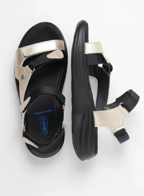Sandalen|Voorjaar/zomer|Wolky Cirro goud leer