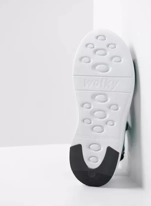 Sandalen|Wolky Cirro turquoise leer