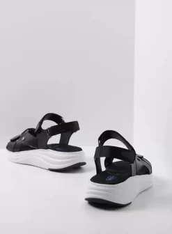 Sandalen|Voorjaar/zomer|Wolky Cirro zwart-wit leer