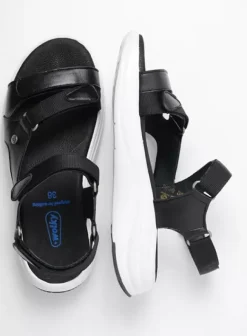 Sandalen|Voorjaar/zomer|Wolky Cirro zwart-wit leer
