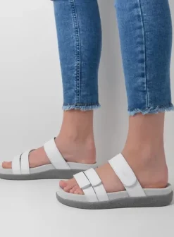 Slippers|Voorjaar/zomer|Wolky Cirrus wit leer