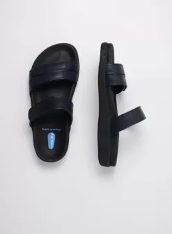 Slippers|Voorjaar/zomer|Wolky Cirrus donkerblauw leer