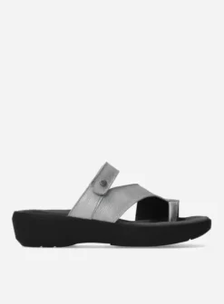Slippers|Voorjaar/zomer|Wolky Collins zilver leer