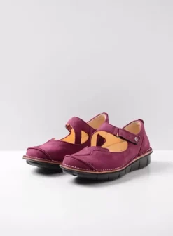 Bandschoenen|Voorjaar/zomer|Wolky Cordoba fuchsia nubuck