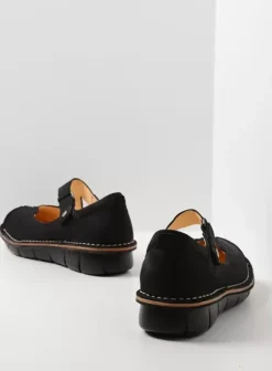 Bandschoenen|Wolky Cordoba zwart nubuck