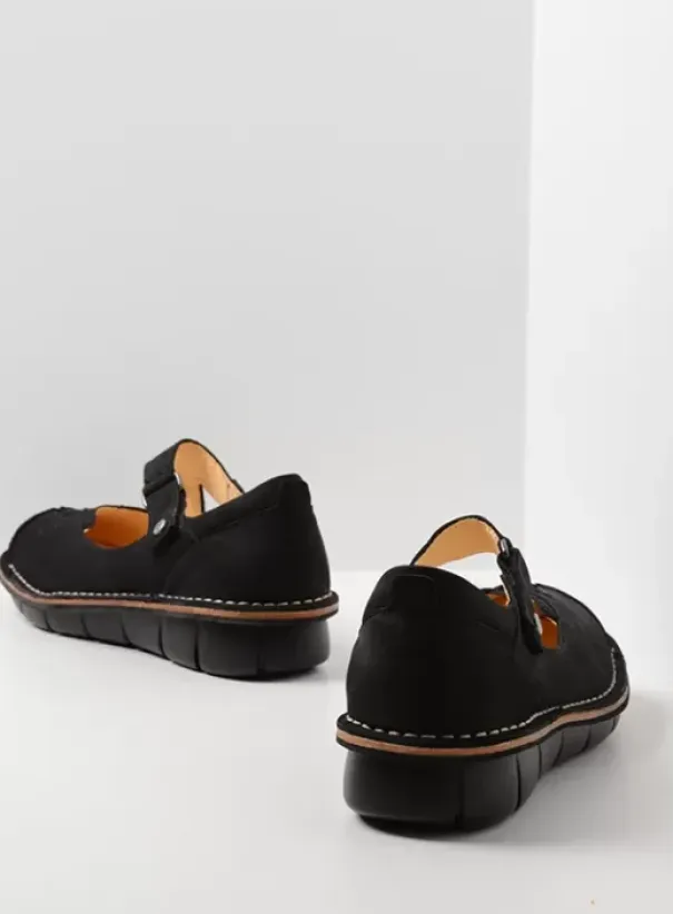 Bandschoenen|Wolky Cordoba zwart nubuck