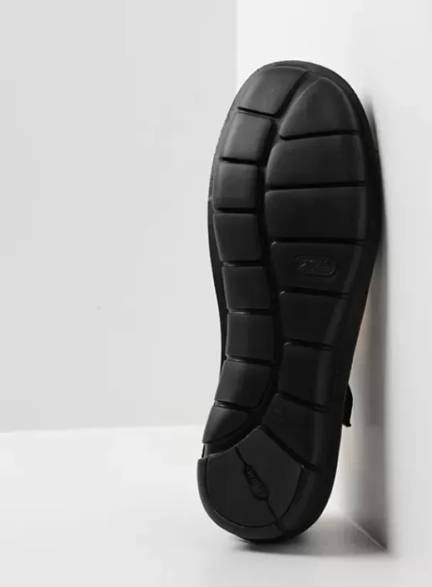 Bandschoenen|Wolky Cordoba zwart nubuck