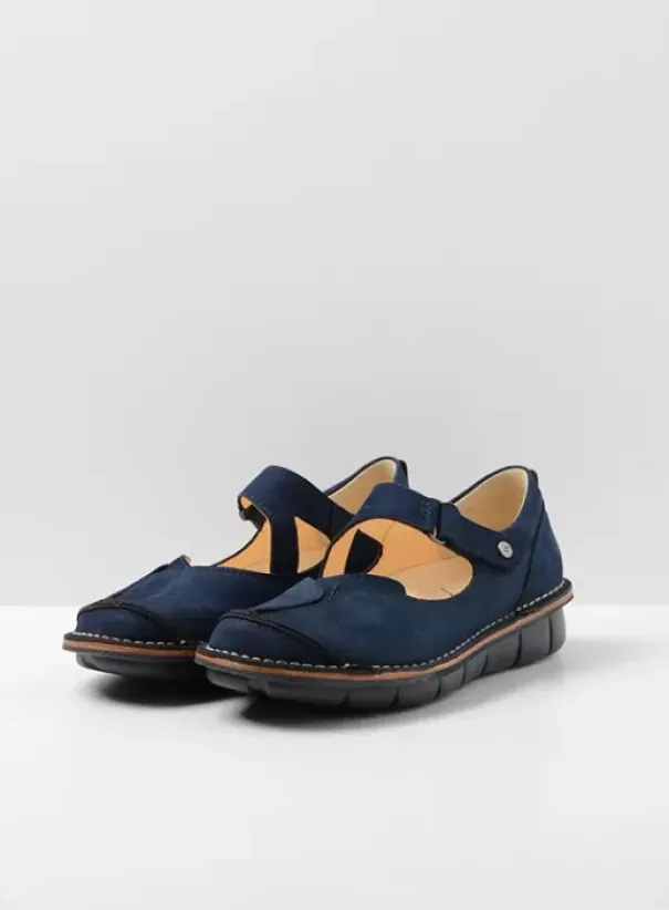 Bandschoenen|Wolky Cordoba blauw nubuck